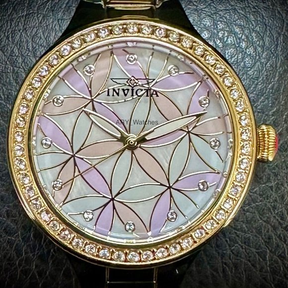 NEW Invicta Wildflower 34MM Oyster Dial Quartz Two-Tone Bracelet Watch main image 10